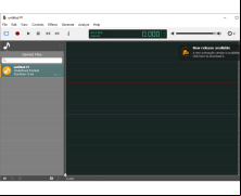 Ocenaudio - new-file