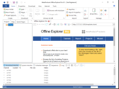 Offline Explorer Pro - main-screen