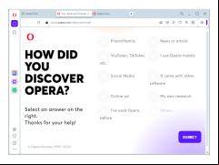 Opera Portable - main-screen
