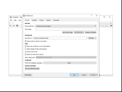 Otter Browser - preferences