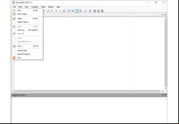 Pascal ABC.NET - file-menu