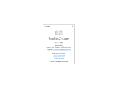 PDF Booklet Creator - about-application