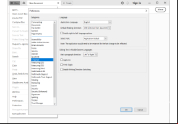 PDF Reader - preferences