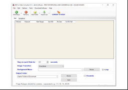PDF to Video Converter - main-screen