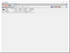 ProjectLibre - main-screen