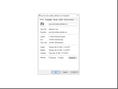Quick Menu Builder - properties