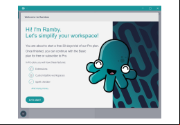 Rambox - welcome-screen