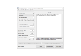 Random Number Generator - main-screen