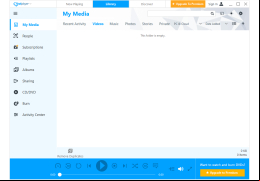 RealPlayer - main-screen