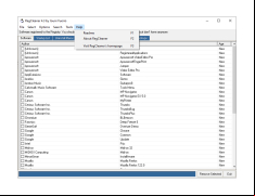 RegCleaner - help-page