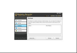 Registry Recycler - backup
