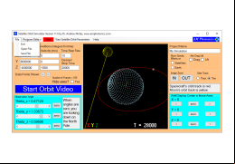 Satellite Orbit Simulator - file-menu