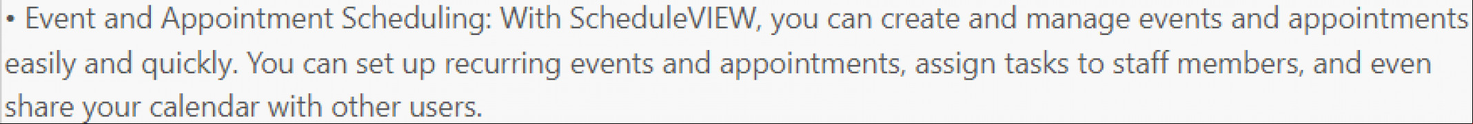 ScheduleVIEW screenshot 3