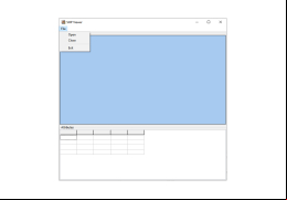 SHP Viewer - file-menu