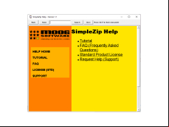 SimpleZip - help-page