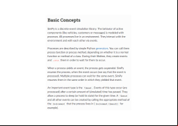 SimPy - concepts