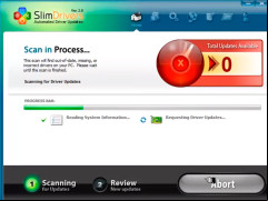 SlimDrivers - scanning-process