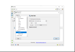 Stardict - network-dictionary-settings