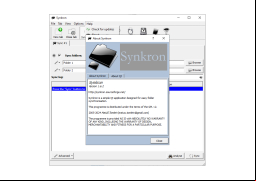 Synkron - about-application