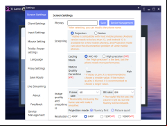 TC Games - settings