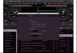 Transitions DJ - settings