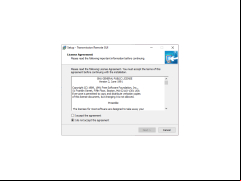 Transmission Remote GUI - license-agreement
