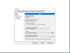 TrustViewer - settings-menu