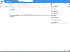 UC Browser - search-in-browser