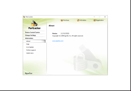 USB Port Locked - about-application