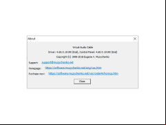 Virtual Audio Cable - about-application