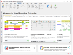 Visual Paradigm Enterprise Edition - diagram-menu