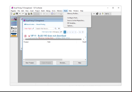 Visual Prolog - tools-menu