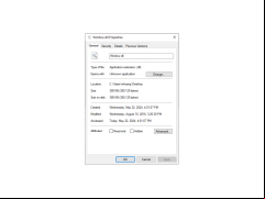 Window.dll - properties