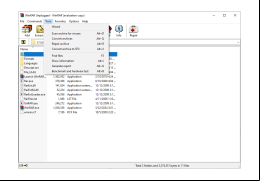 WinRAR Unplugged - tools-menu