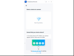 Wondershare MirrorGo - device-connection
