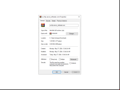 WS_FTP Server - properties