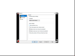 XPlayer - options-general-settings