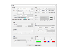 ZD Soft Screen Recorder - settings