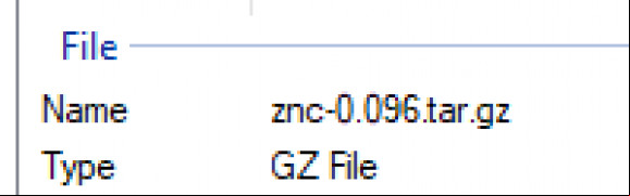 ZNC screenshot 3